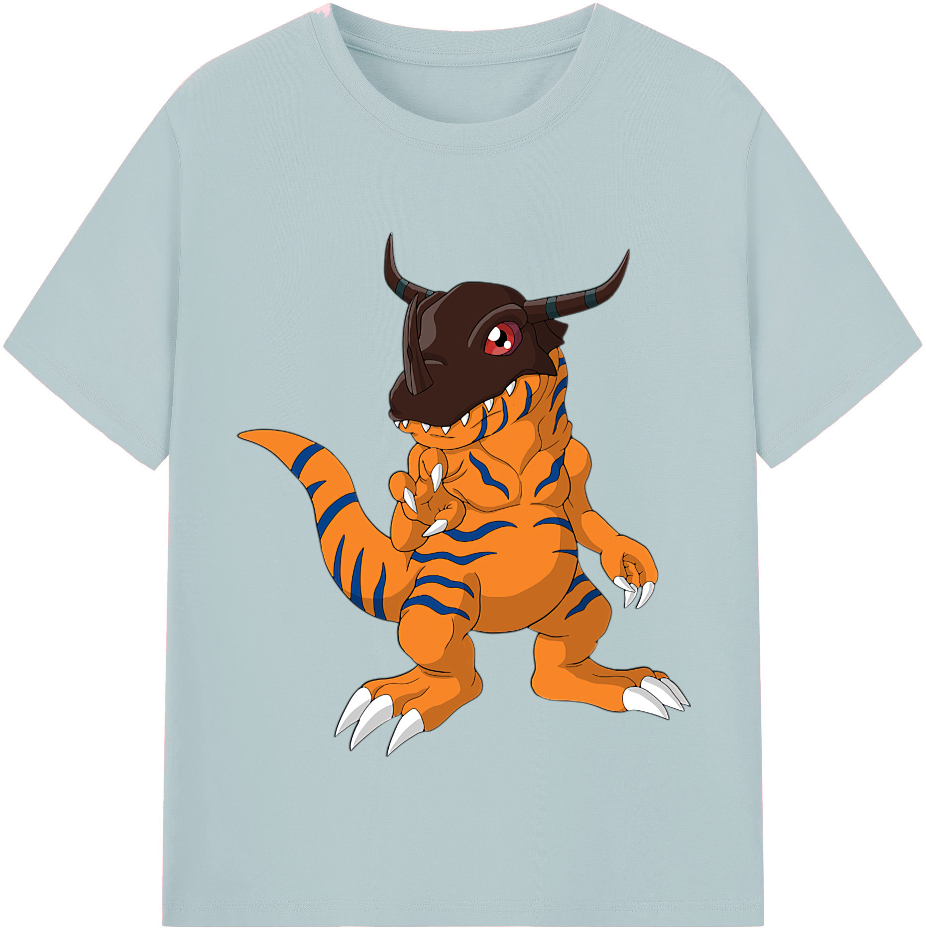 （画像用） Digimon デジタルモンスター/デジモン 綿100％半袖Tシャツ（フロントプリント）